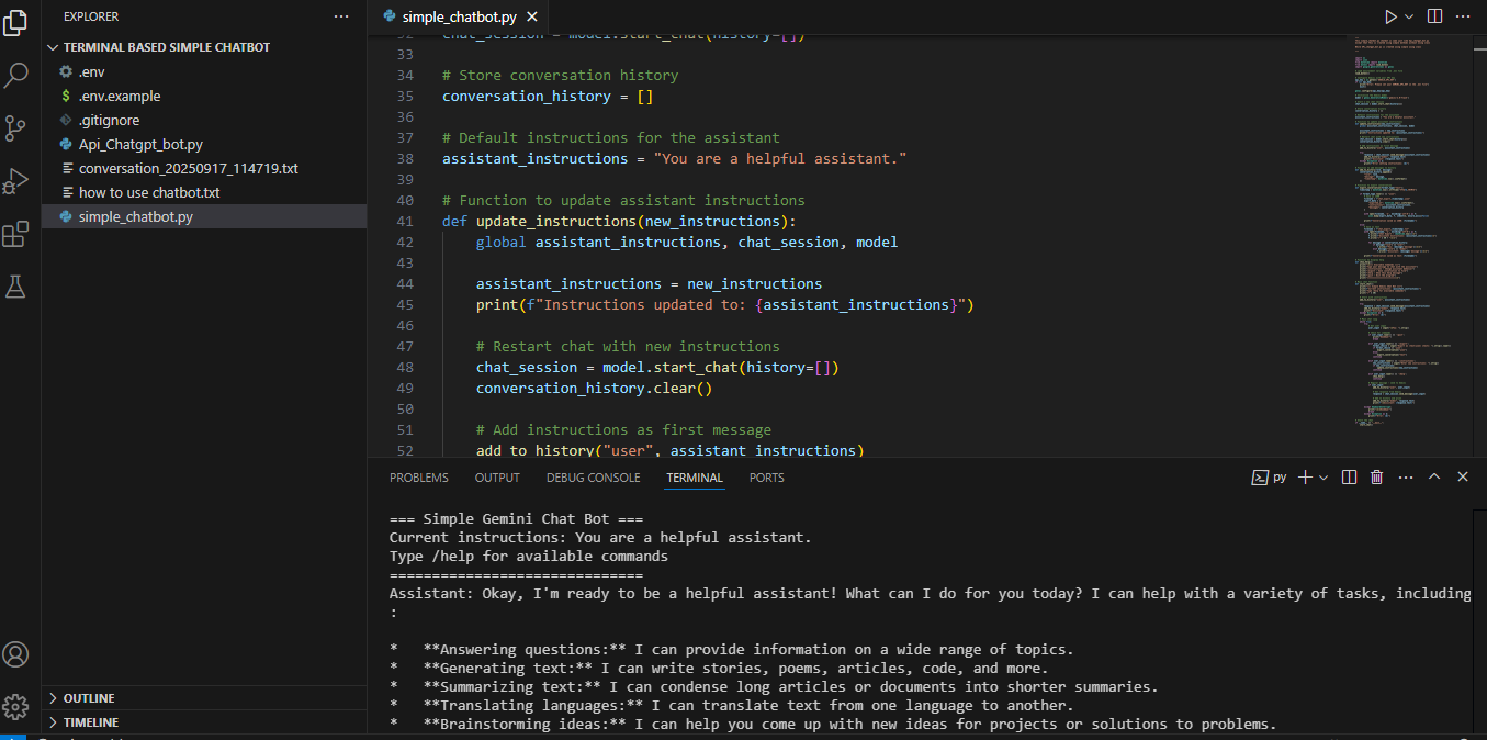 Chatbot Basic — Learn AI with Python & Gemini | AutoPyAI