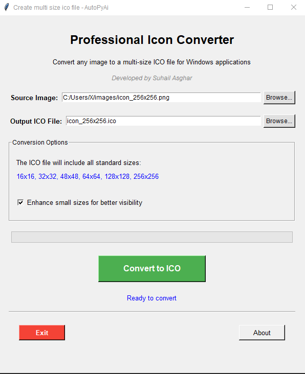 Professional Icon Converter | AutoPyAI